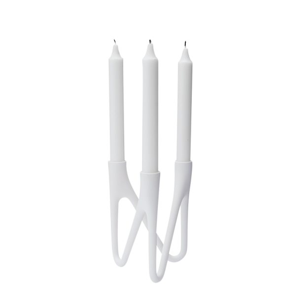 ROOTS Candlestick - White