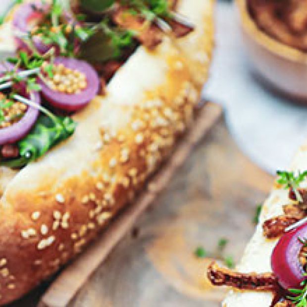 Classic gourmet hot dog