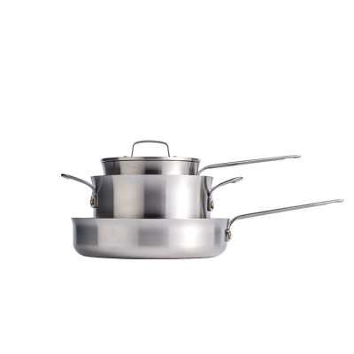 Suprema 5 dele sæt - 3-ply rustfrit stål/aluminium