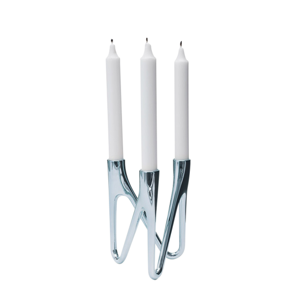ROOTS Candlestick - Chrome