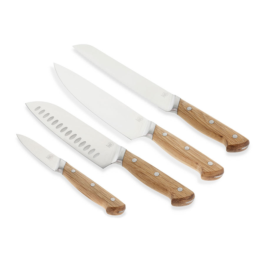 Knivsæt bestående dele - lige det du har brug i dit køkken.