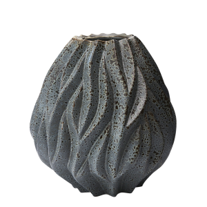 FLAME Vase - grå / stor - 0