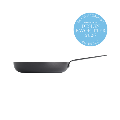 Gusto stegepande Ø28 cm - Sort/aluminium