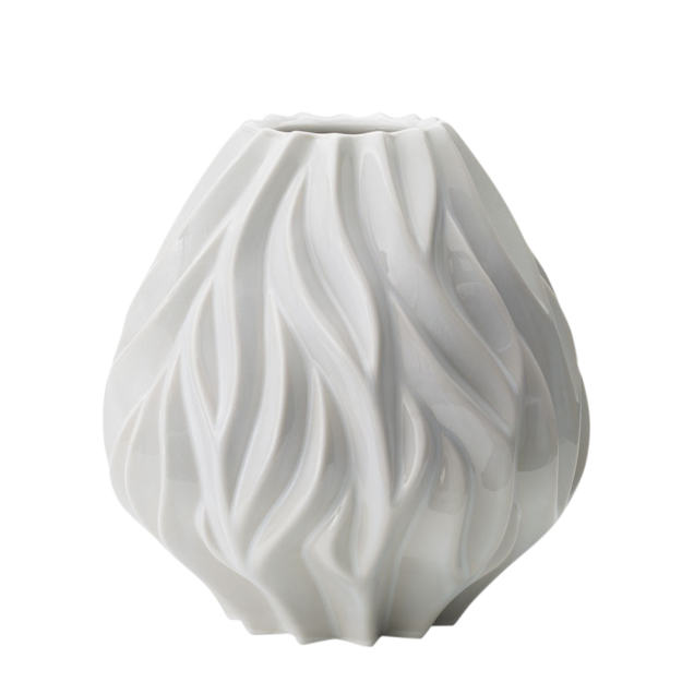 Vase Flame – blanc / grand