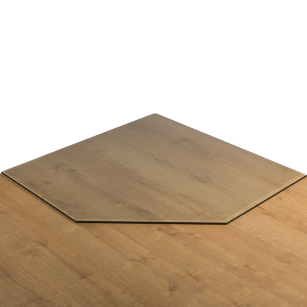 <span id="hikashop_product_name_main">Corner Angled Front Glass Hearth Plate - Clear</span>