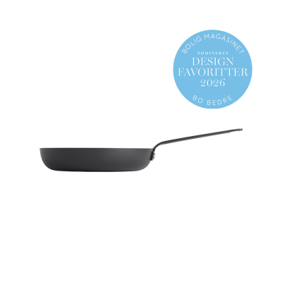 Gusto stegepande Ø24 cm - Sort/aluminium