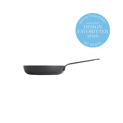 Gusto stegepande Ø20 cm - Sort/aluminium