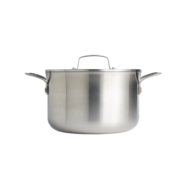 Suprema pot with lid 6,0 L - 3-ply stainless steel/aluminum