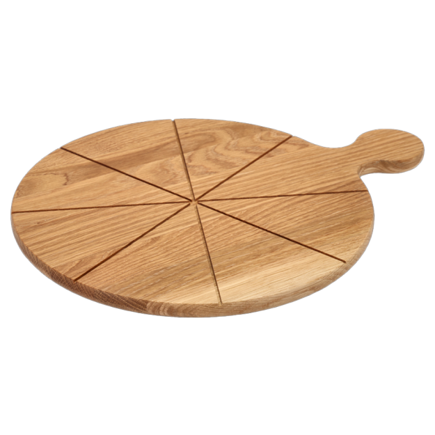 Foresta pizzas-slicing board with grooves 