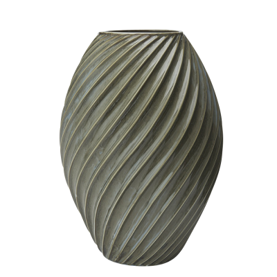 RIVER vase - grågrøn / stor