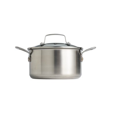 Essenza gryde med låg - 2,5 L - Rustfrit stål